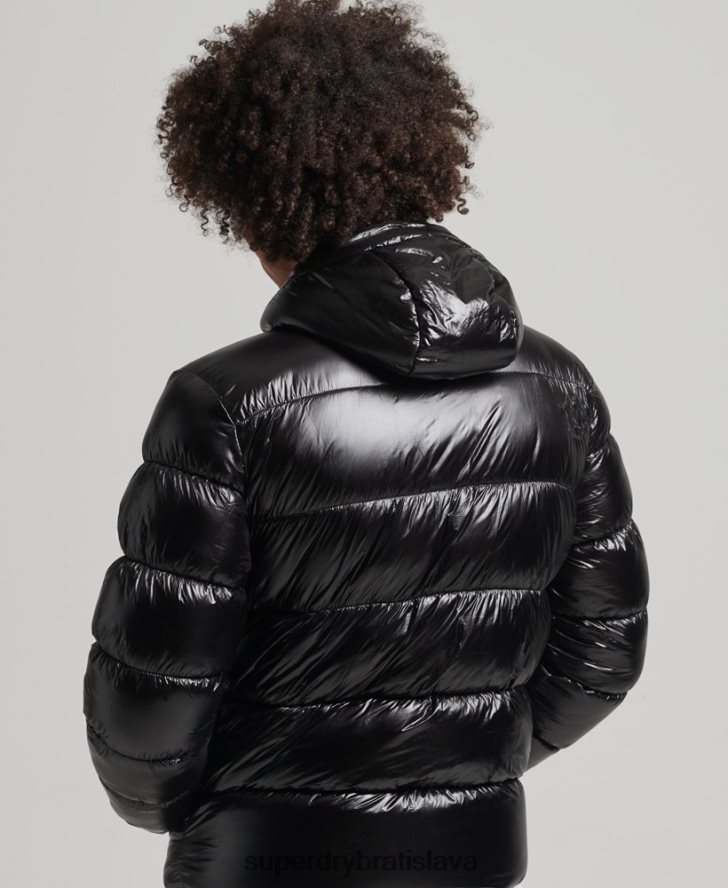 Superdry muži xpd športová luxusná bunda 6B4ZTR4682 oblečenie čierna