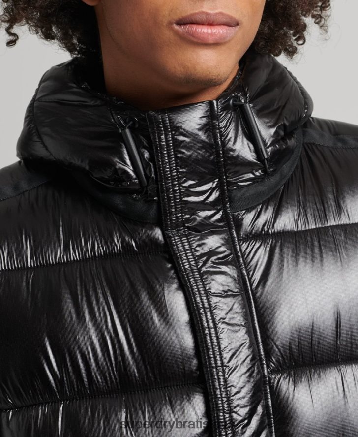 Superdry muži xpd športová luxusná bunda 6B4ZTR4682 oblečenie čierna