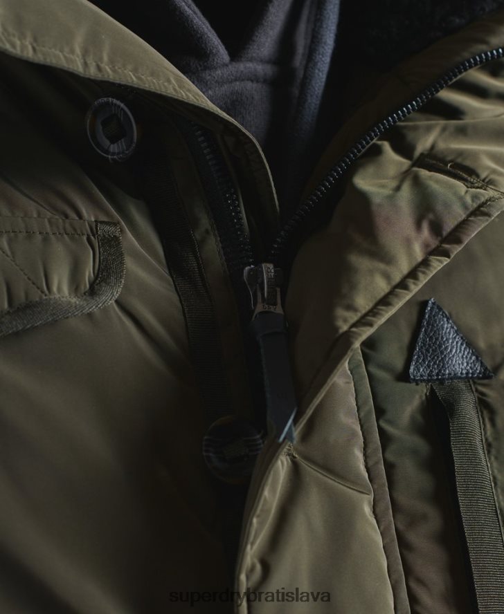 Superdry muži záchranný bombardér chinook 6B4ZTR4541 oblečenie kaki
