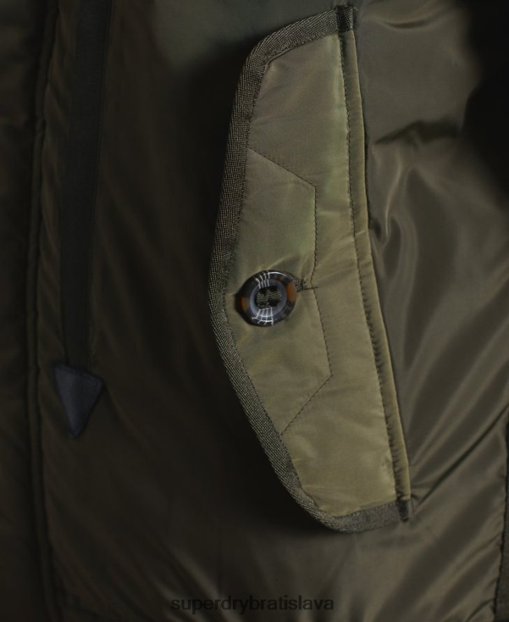 Superdry muži záchranný bombardér chinook 6B4ZTR4541 oblečenie kaki
