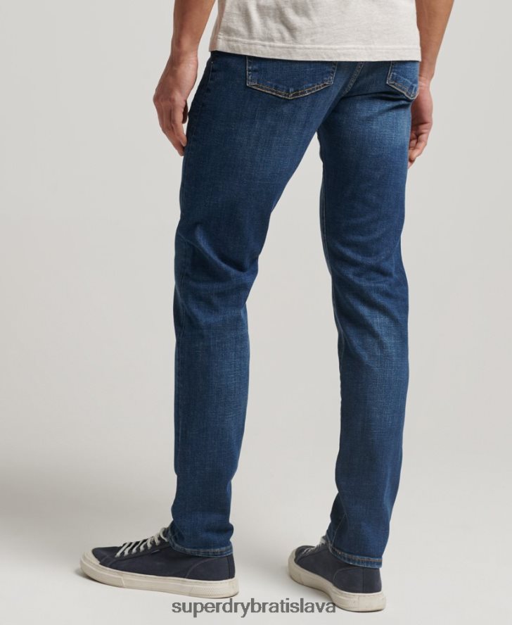 Superdry muži slim džínsy z organickej bavlny 6B4ZTR1209 oblečenie Modrá