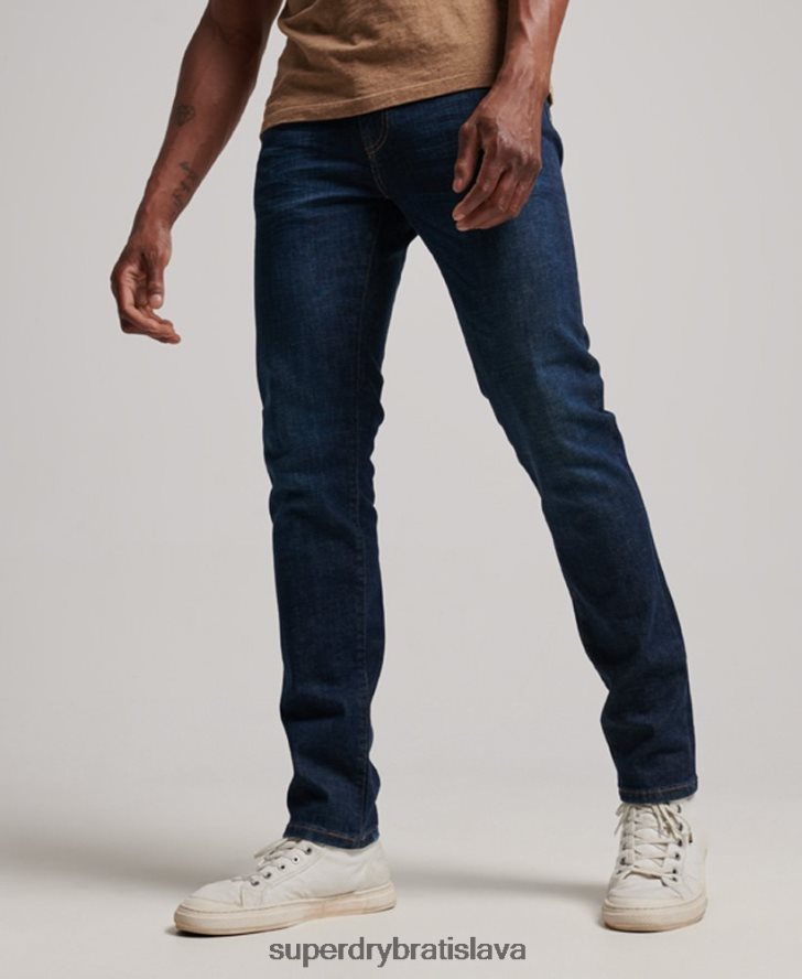Superdry muži slim džínsy z organickej bavlny 6B4ZTR1224 oblečenie Modrá