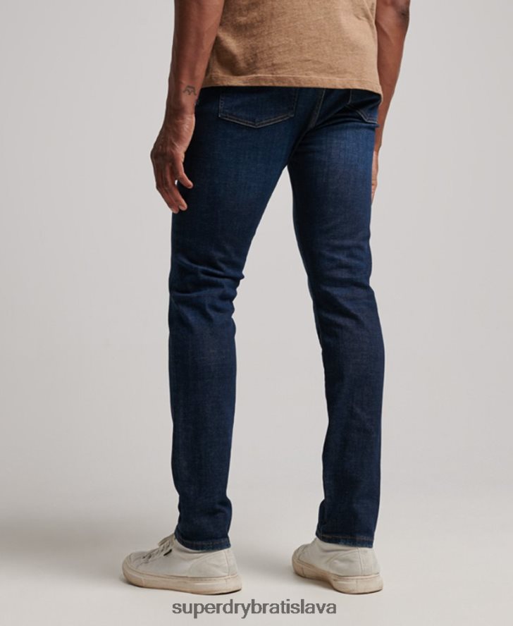 Superdry muži slim džínsy z organickej bavlny 6B4ZTR1224 oblečenie Modrá