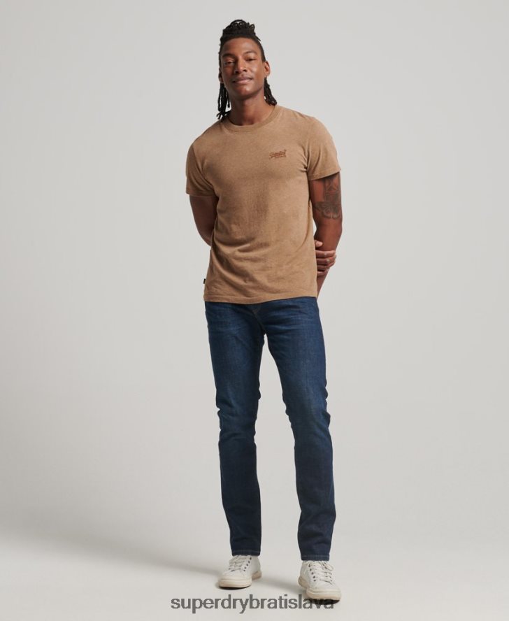 Superdry muži slim džínsy z organickej bavlny 6B4ZTR1224 oblečenie Modrá