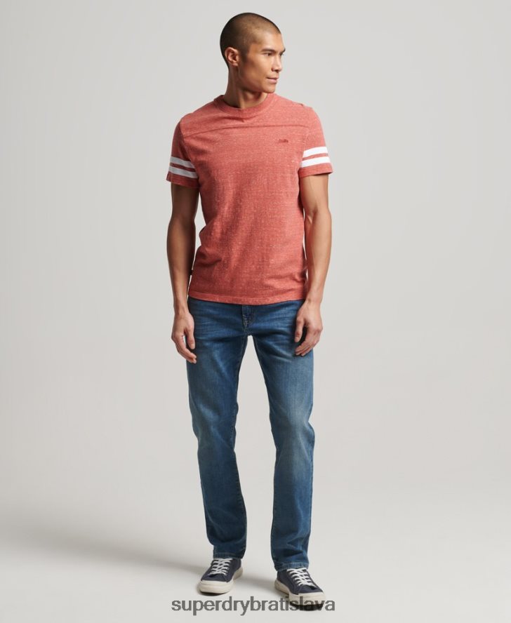 Superdry muži slim rovné džínsy z organickej bavlny 6B4ZTR1229 oblečenie Modrá