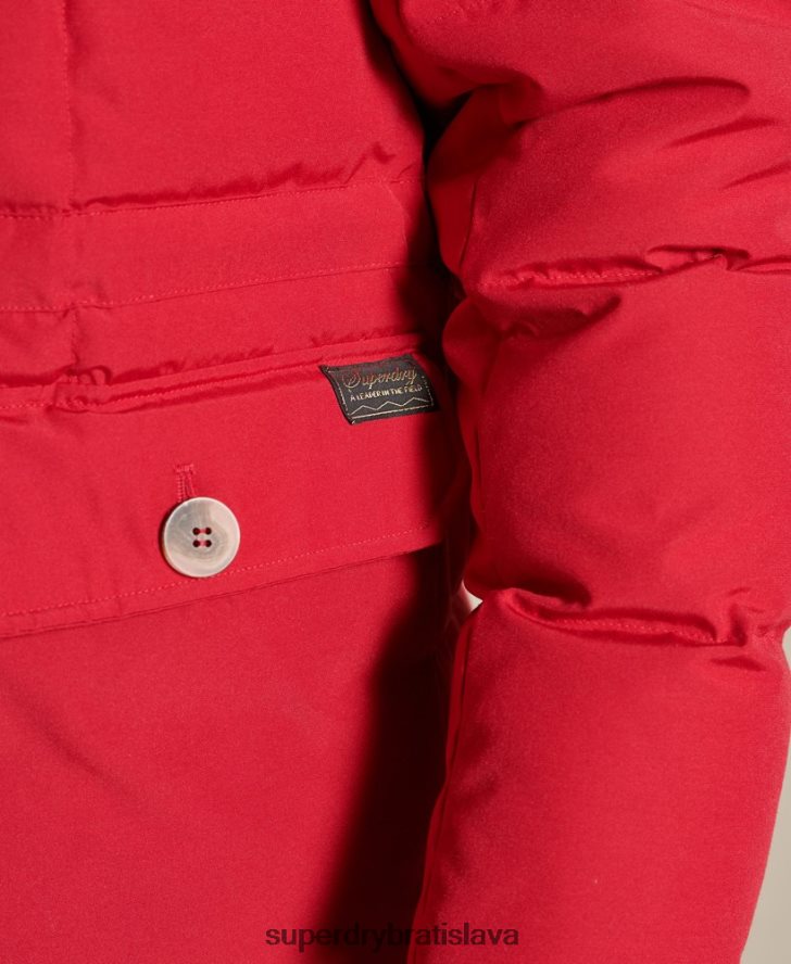Superdry muži bunda do horskej expedície 6B4ZTR4486 oblečenie červená