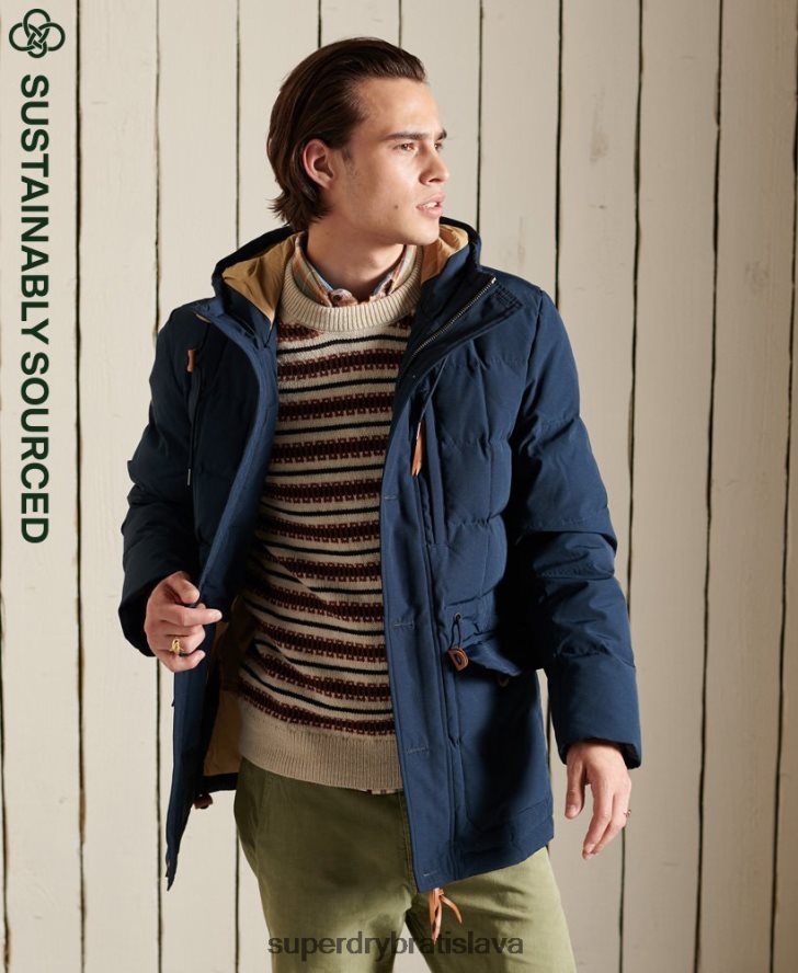 Superdry muži bunda do horskej expedície 6B4ZTR4644 oblečenie námorníctvo