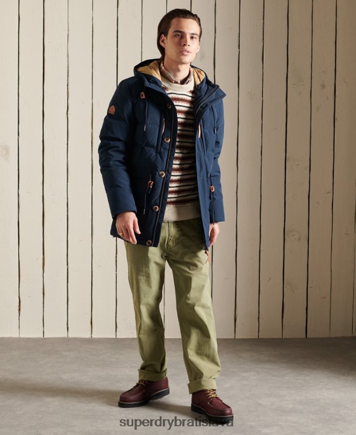 Superdry muži bunda do horskej expedície 6B4ZTR4644 oblečenie námorníctvo
