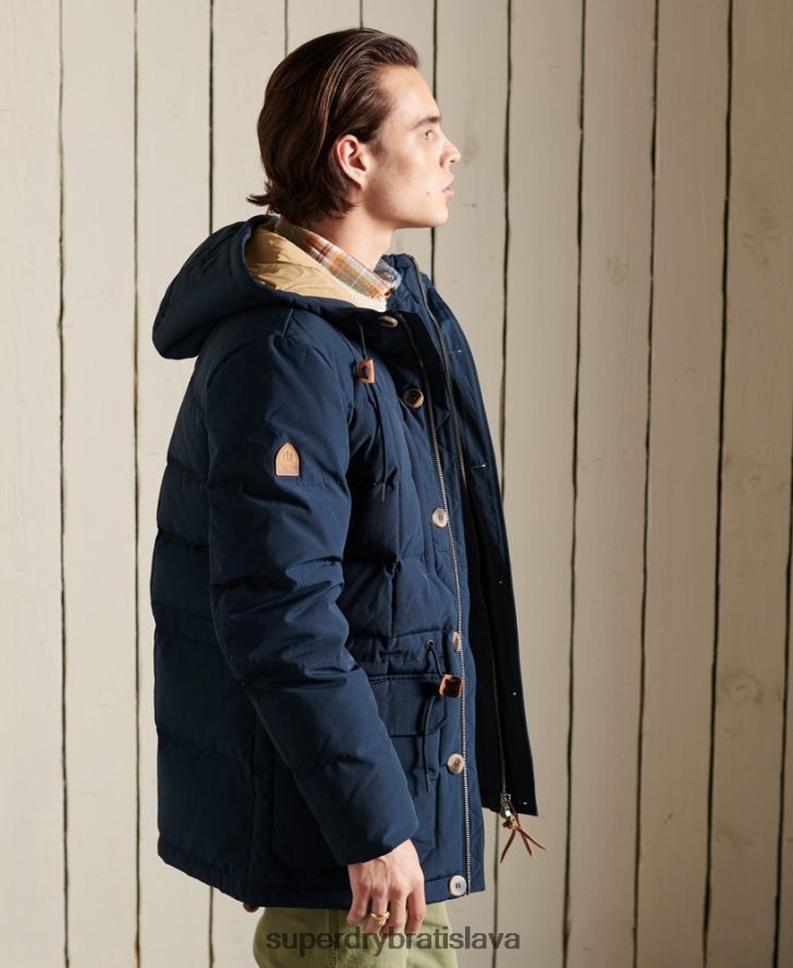 Superdry muži bunda do horskej expedície 6B4ZTR4644 oblečenie námorníctvo
