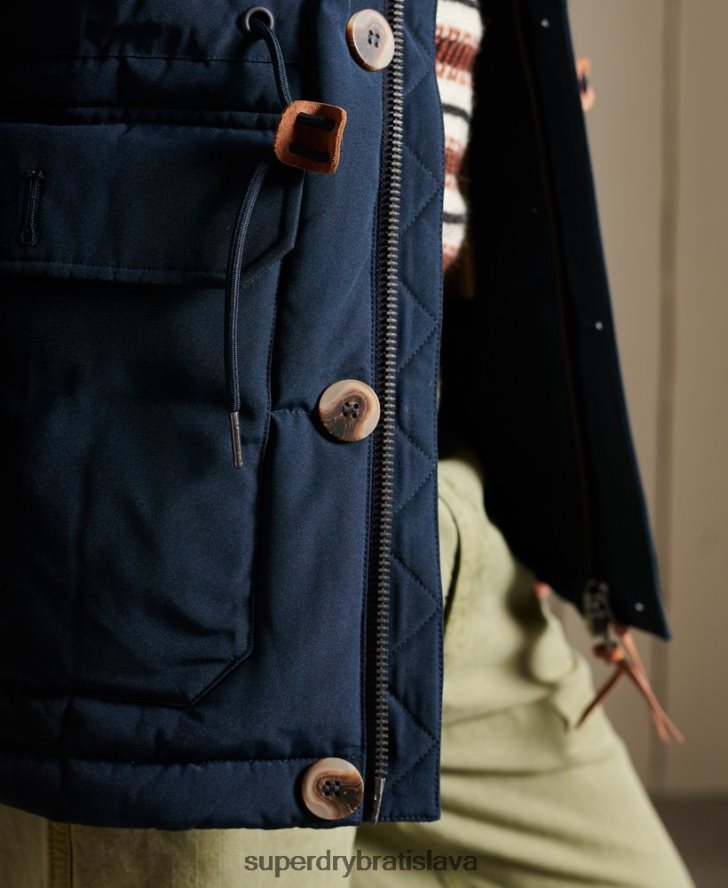 Superdry muži bunda do horskej expedície 6B4ZTR4644 oblečenie námorníctvo