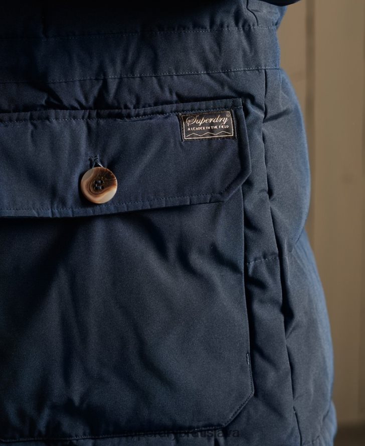 Superdry muži bunda do horskej expedície 6B4ZTR4644 oblečenie námorníctvo