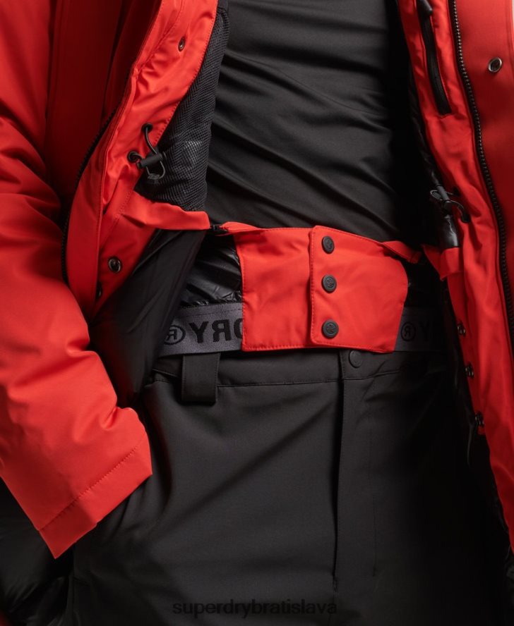 Superdry muži bunda everest down snow parka 6B4ZTR4515 oblečenie červená