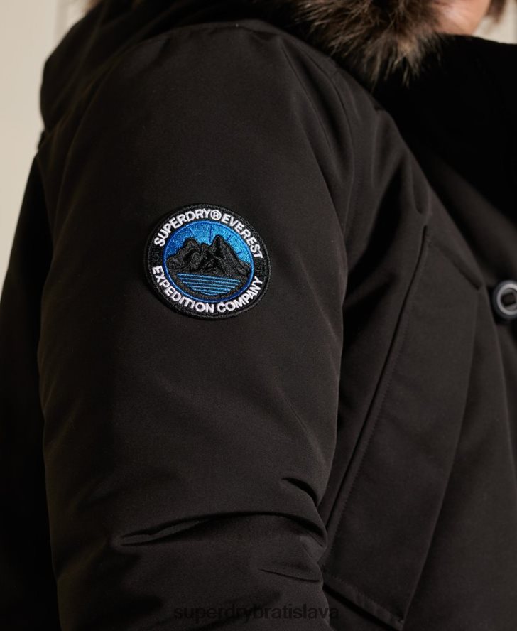 Superdry muži bunda everest parka 6B4ZTR1040 oblečenie tmavošedý