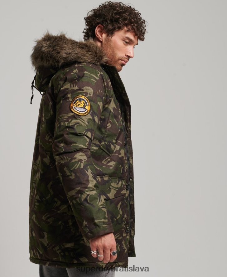 Superdry muži bunda everest parka 6B4ZTR1080 oblečenie kaki
