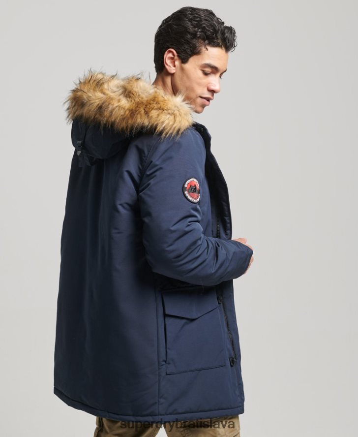 Superdry muži bunda everest parka 6B4ZTR1097 oblečenie námorníctvo