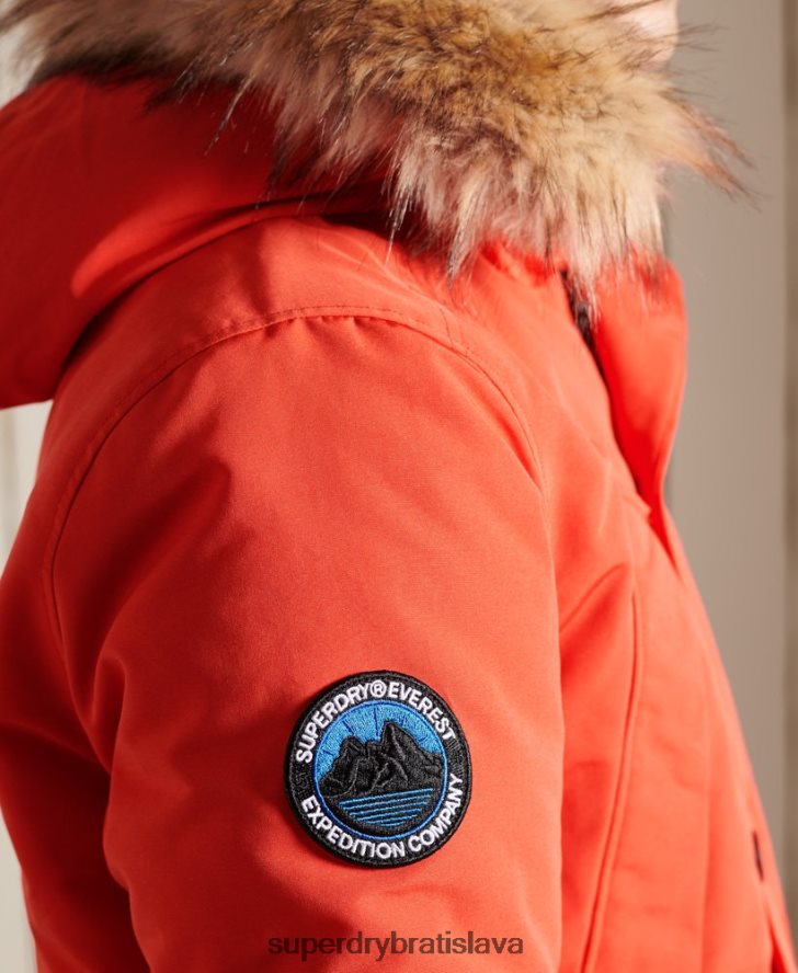 Superdry muži bunda everest parka 6B4ZTR1098 oblečenie oranžová