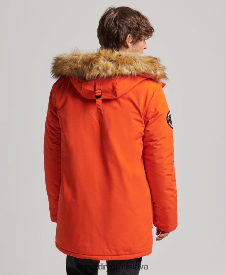 Superdry muži bunda everest parka 6B4ZTR1126 oblečenie oranžová
