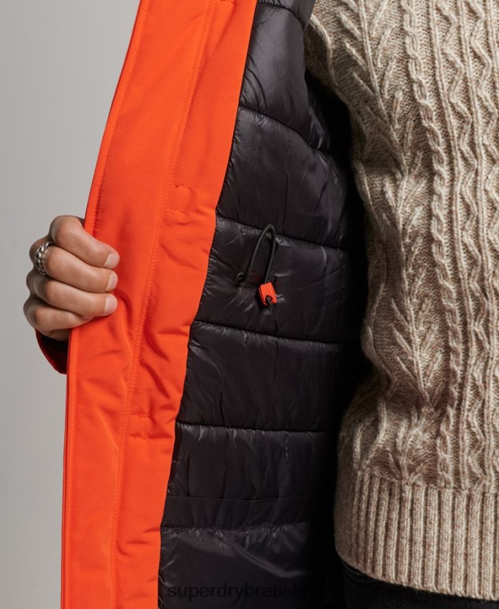 Superdry muži bunda everest parka 6B4ZTR1126 oblečenie oranžová