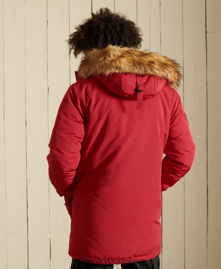 Superdry muži bunda everest parka 6B4ZTR4571 oblečenie červená