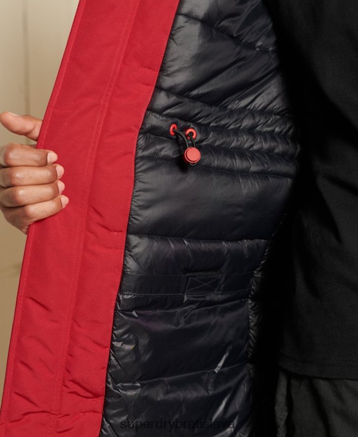Superdry muži bunda everest parka 6B4ZTR4571 oblečenie červená