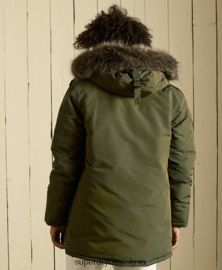 Superdry muži bunda everest parka 6B4ZTR4739 oblečenie zelená