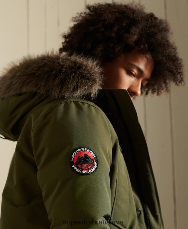 Superdry muži bunda everest parka 6B4ZTR4739 oblečenie zelená