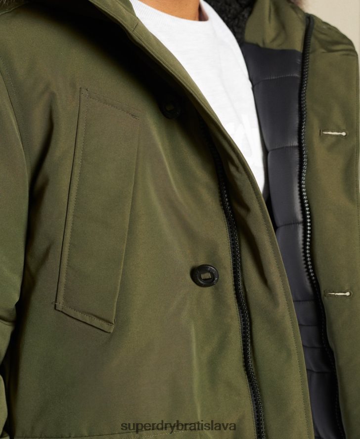 Superdry muži bunda everest parka 6B4ZTR4739 oblečenie zelená