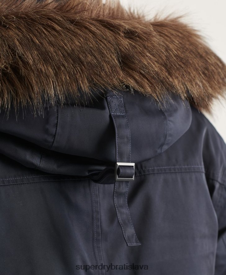 Superdry muži bunda studios everest down parka 6B4ZTR4578 oblečenie námorníctvo