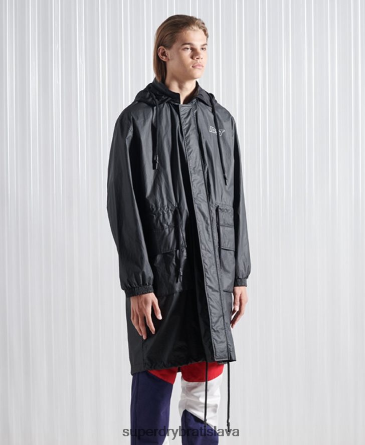 Superdry muži limitovaná edícia bundy sdx freya parka 6B4ZTR5552 oblečenie čierna