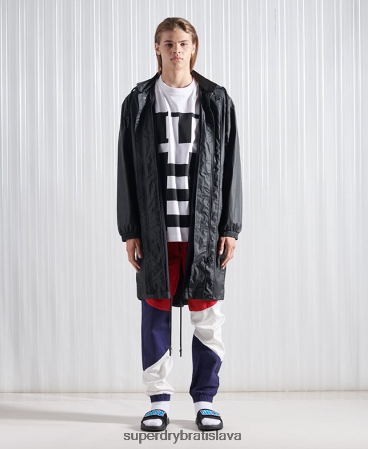 Superdry muži limitovaná edícia bundy sdx freya parka 6B4ZTR5552 oblečenie čierna