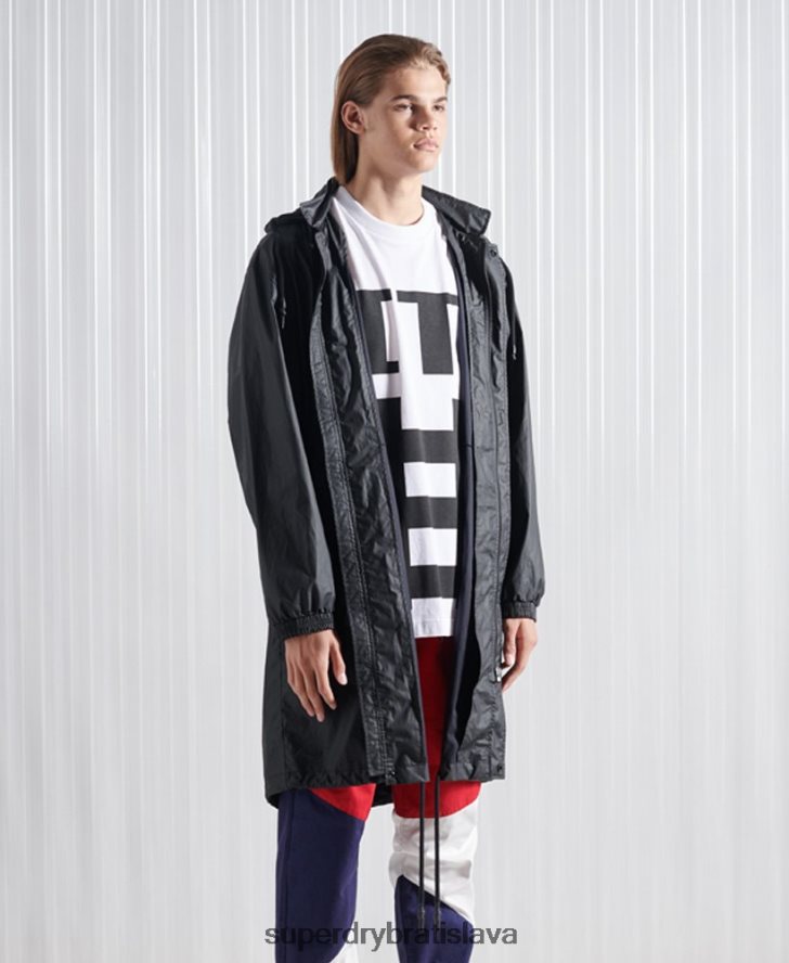 Superdry muži limitovaná edícia bundy sdx freya parka 6B4ZTR5552 oblečenie čierna