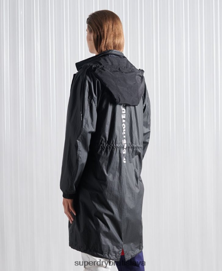 Superdry muži limitovaná edícia bundy sdx freya parka 6B4ZTR5552 oblečenie čierna
