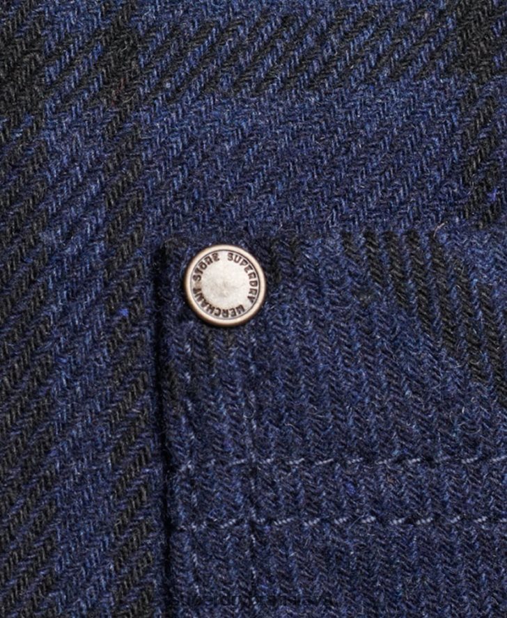 Superdry muži obchodná predajňa - prešívaná tielka 6B4ZTR177 oblečenie námorníctvo