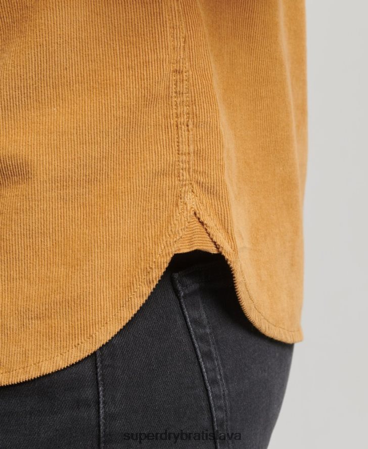 Superdry muži trailová šnúrová košeľa 6B4ZTR227 oblečenie žltá