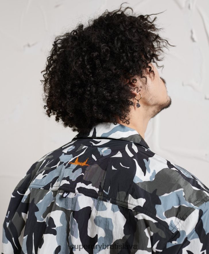 Superdry muži tričko energetickej dystopie 6B4ZTR220 oblečenie multi