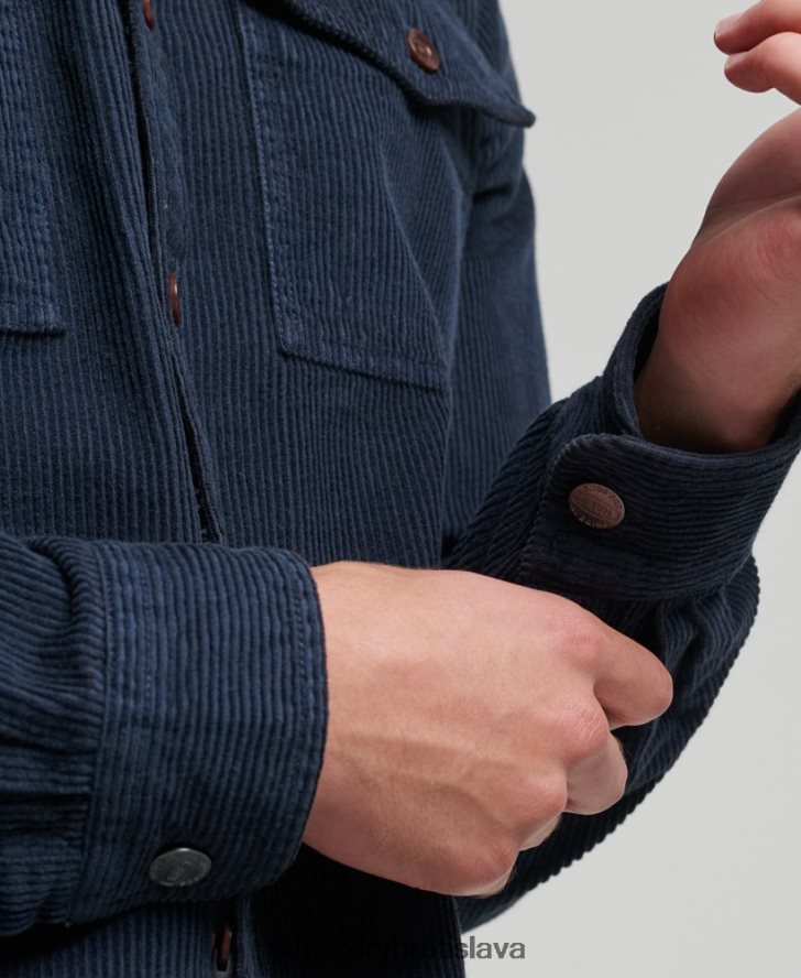 Superdry muži vintage šnúrkové tielko 6B4ZTR182 oblečenie námorníctvo