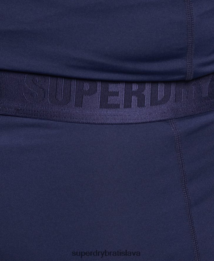 Superdry muži legíny základnej vrstvy 6B4ZTR1383 oblečenie námorníctvo