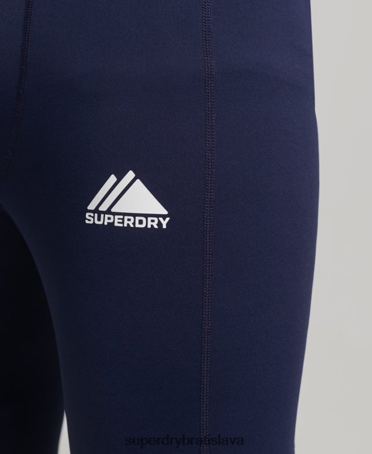 Superdry muži legíny základnej vrstvy 6B4ZTR1383 oblečenie námorníctvo