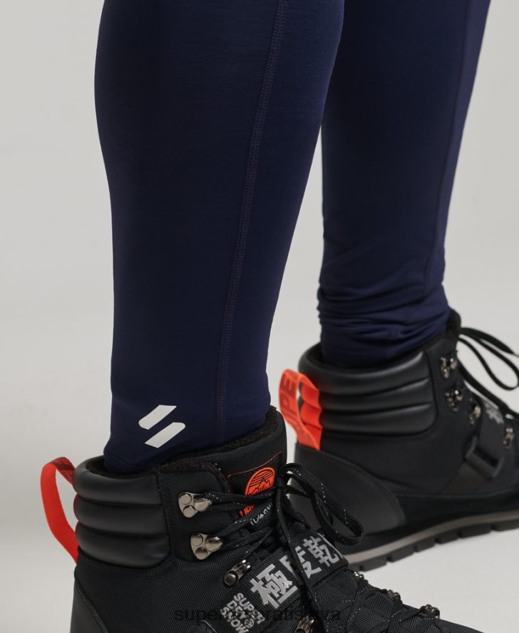 Superdry muži legíny základnej vrstvy 6B4ZTR1383 oblečenie námorníctvo