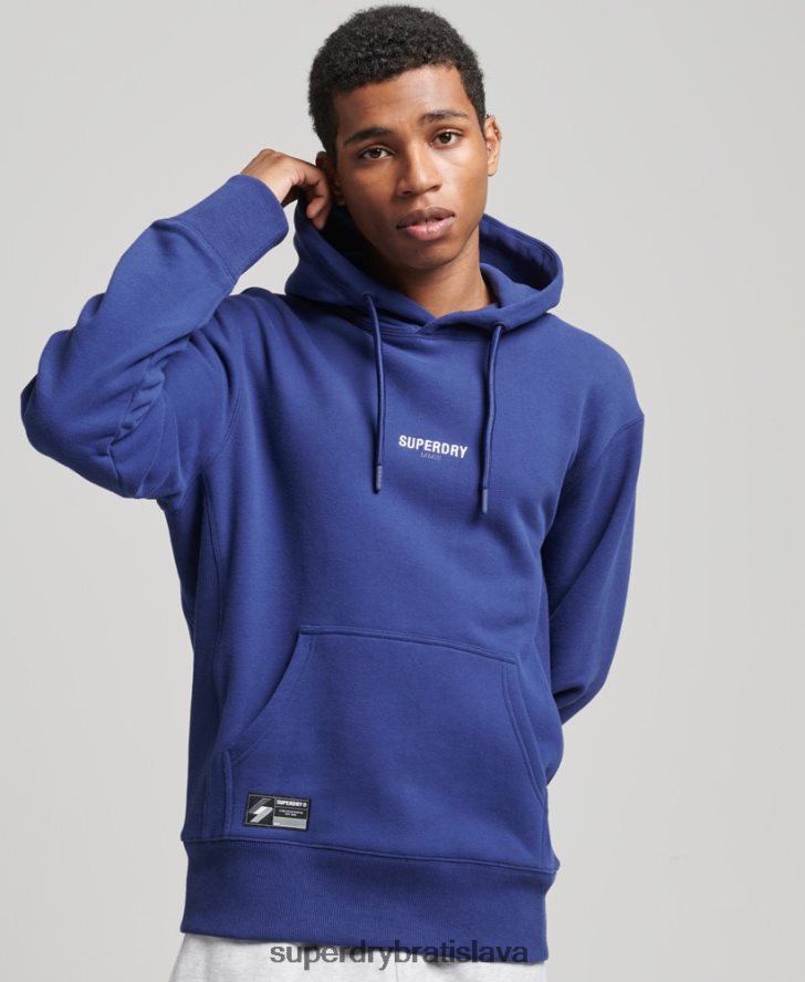 Superdry muži Mikina s mikro logom 6B4ZTR5897 oblečenie námorníctvo