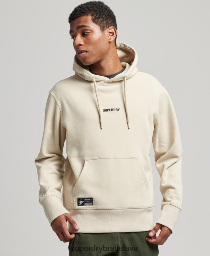 Superdry muži Mikina s mikro logom 6B4ZTR5997 oblečenie béžová