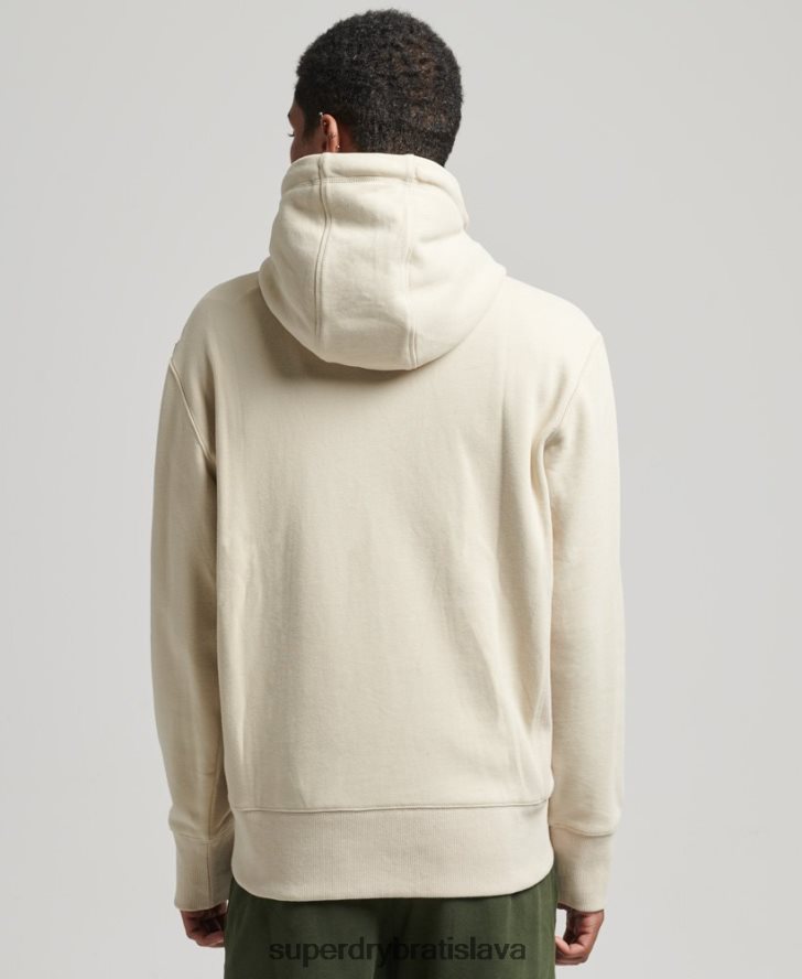 Superdry muži Mikina s mikro logom 6B4ZTR5997 oblečenie béžová
