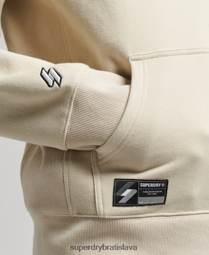 Superdry muži Mikina s mikro logom 6B4ZTR5997 oblečenie béžová