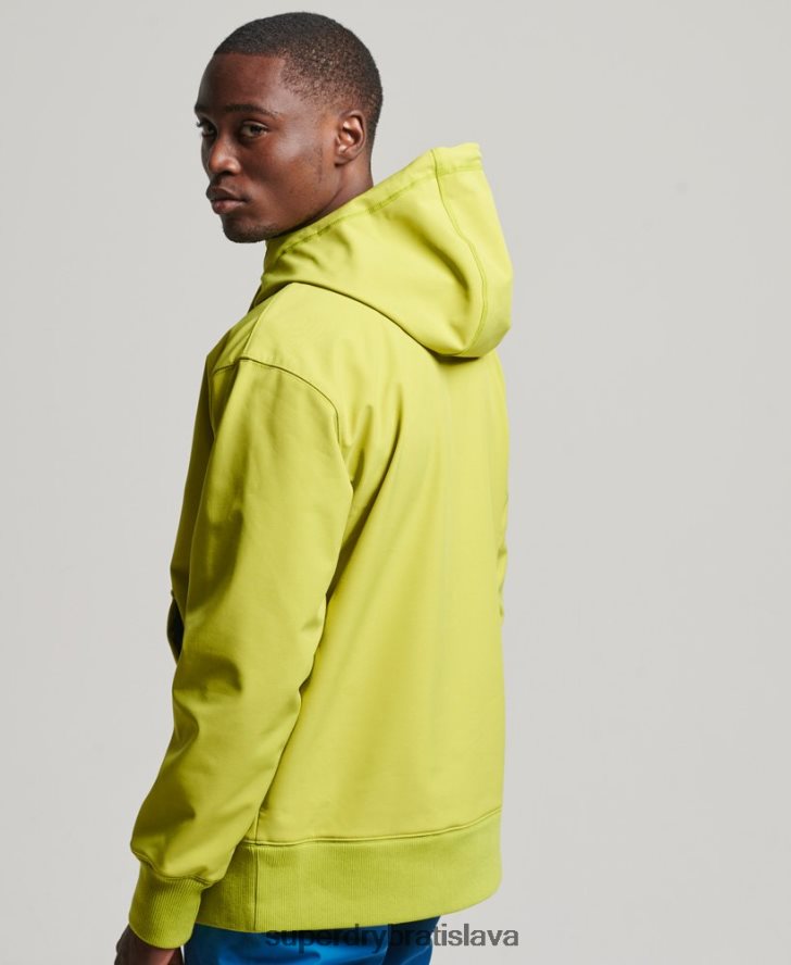 Superdry muži Snow tech mikina s kapucňou 6B4ZTR571 oblečenie žltá