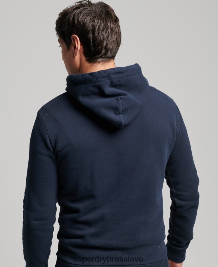 Superdry muži Výpravná mikina s vintage logom 6B4ZTR697 oblečenie námorníctvo