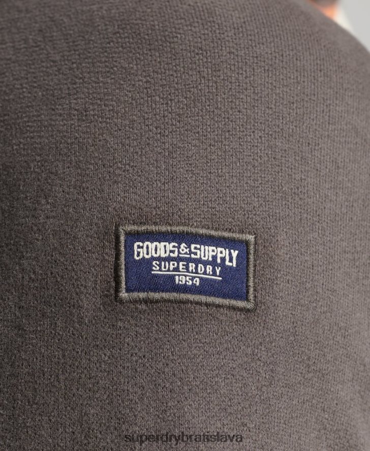 Superdry muži Vintage logo americká klasika raglánová mikina s kapucňou 6B4ZTR832 oblečenie oranžová