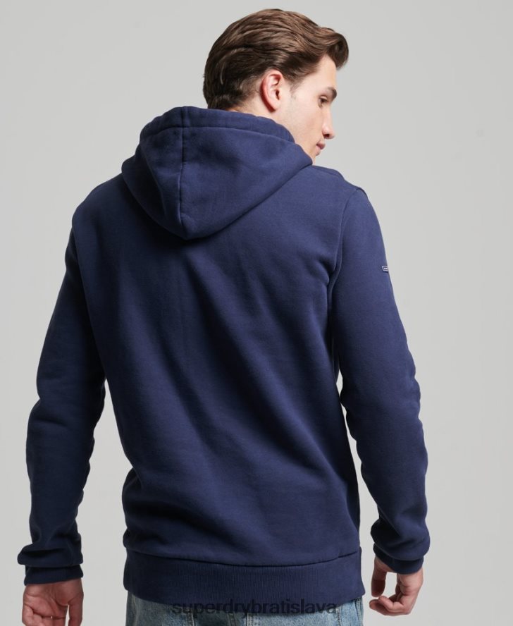 Superdry muži Vintage mikina s logom 6B4ZTR5045 oblečenie námorníctvo