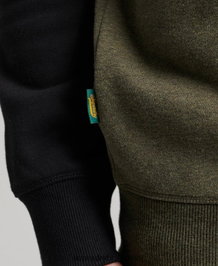 Superdry muži baseballová mikina 6B4ZTR506 oblečenie zelená