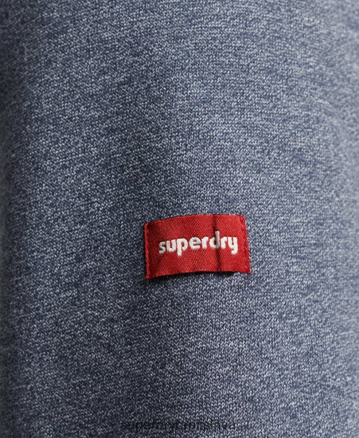 Superdry muži horská mikina s vintage logom 6B4ZTR729 oblečenie námorníctvo