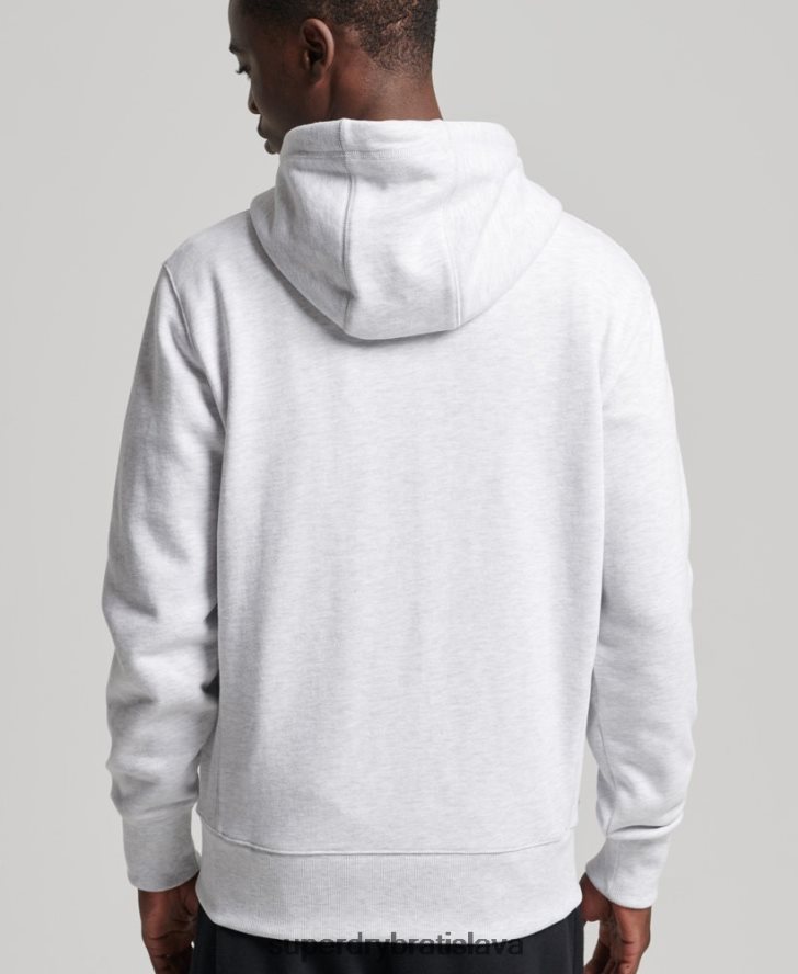 Superdry muži kód nevyhnutná mikina na zips 6B4ZTR887 oblečenie svetlo šedá